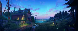 1200x480 Anime Village