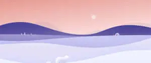 Beautiful Winter Landscape caps off a Cold Day
