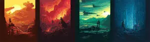 4K Dual Monitor Star Wars Environments