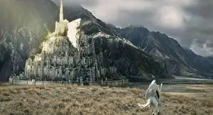 4K Lord Of The Rings Horse With Castle
