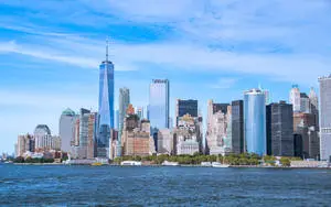 4K New York City Skyline