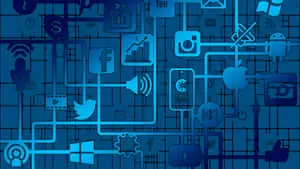 Landscape 4k Social Media Blue Aesthetic Background