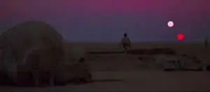 A scene from Star Wars: A New Hope
