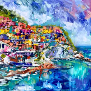 Manarola Abstract Art Picture