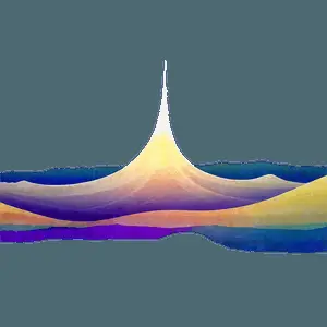 Abstract Digital Landscape PNG uel61