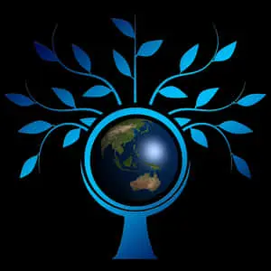 Abstract Earth Tree Concept