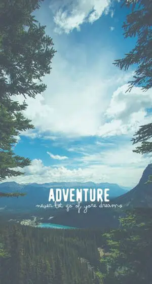 Adventure Cute iPhone Lock Screen