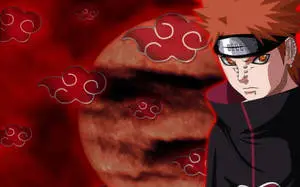 Akatsuki Logo Nagato The Akatsuki Leader