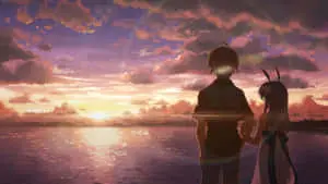 Anime Beach Background