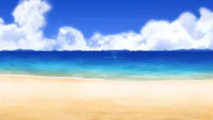 Anime Beach Background