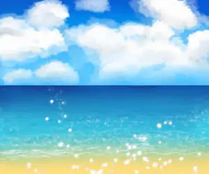 Anime Beach Background