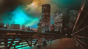 Anime City Background
