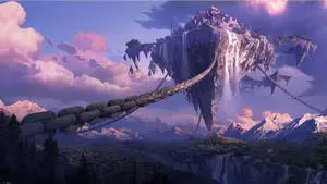 An enchanted floating land awaits adventure!