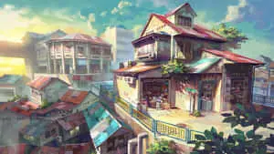 A peaceful scenic view from Anime Landscape