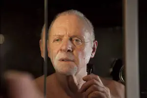 Legendary Actor Anthony Hopkins Mid-Shave
