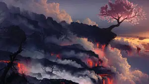 Asia Aesthetic Fantasy Landscape