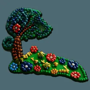 Bead Landscape Artwork PNG 06262024
