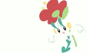 Beautiful and colorful Floette in Pokemon world.