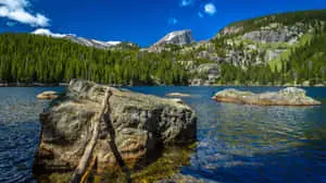 Take a Break in Nature at a Beautiful Mountain Lake