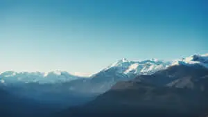 A picturesque view of Blue Mountain