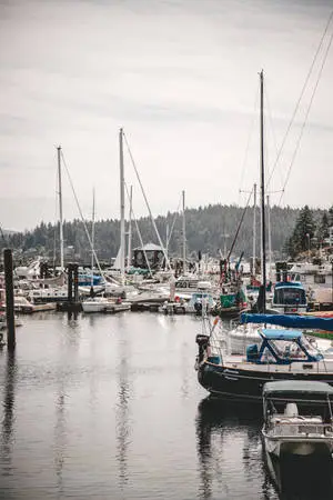 Boat Dock In Canada Iphone