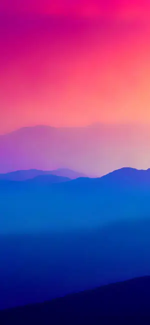 Bright Colorful iPhone Mountain Sky
