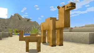 Camels In The Desert Minecraft HD