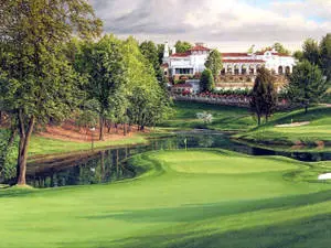 Picture of the prestigious Congressional Country Club Golf Course