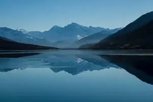Cool Landscape With A Blue Lake