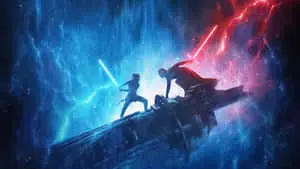 Epic Star Wars Battle Scene