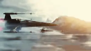 Epic Star Wars Battle Scene