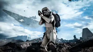 Epic Star Wars Battle Scene