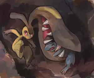 Cranidos Under Attack in the Wild Pokémon World