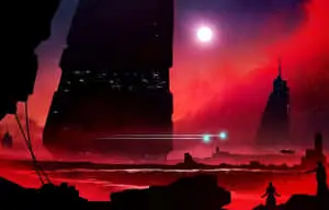 Crimson_ Sci Fi_ Landscape