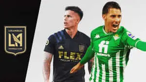 Cristian Tello In Betis And Los Angeles FC Jersey