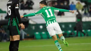 Cristian Tello Of Real Betis Balompie