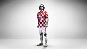 Croatia National Football Team Luka Modric Red Aesthetic Shirt