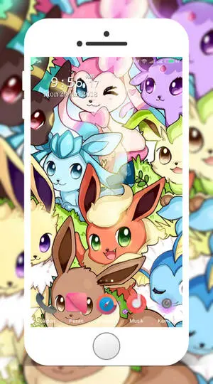 Cute Eeveelutions Pokemon iPhone