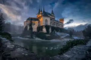 Dark Aesthetic Bojnice Castle Desktop