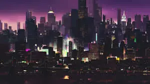 Dystopian Metropolis - The Stunning View of Dark City in 4K 