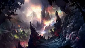 Epic_ Fantasy_ Battlefield_ Landscape