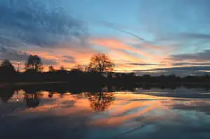 Serene Evening Sunset