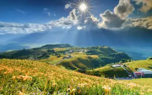 Exceptional And Breathtaking Nature Panorama