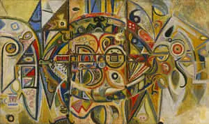 Vivid Expressionist Landscape