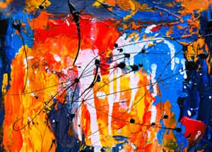 Vibrant Expressionist Landscape Painting