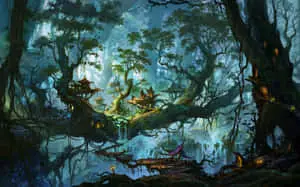 Fantasy Forest Background