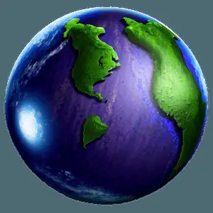 Fantasy Globe Creation PNG wit88