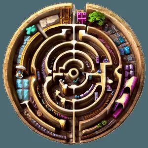 Fantasy Labyrinth World PNG wxy