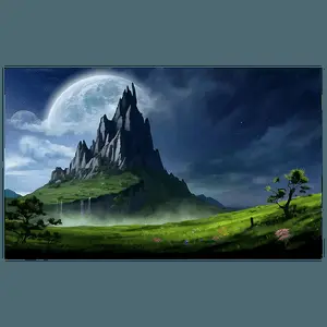 Fantasy Landscape Graphic PNG 06242024