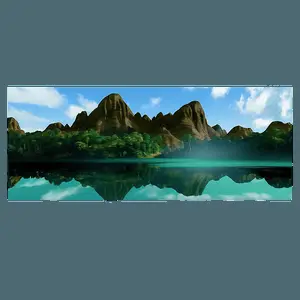 Fantasy Landscape Graphic PNG yal60